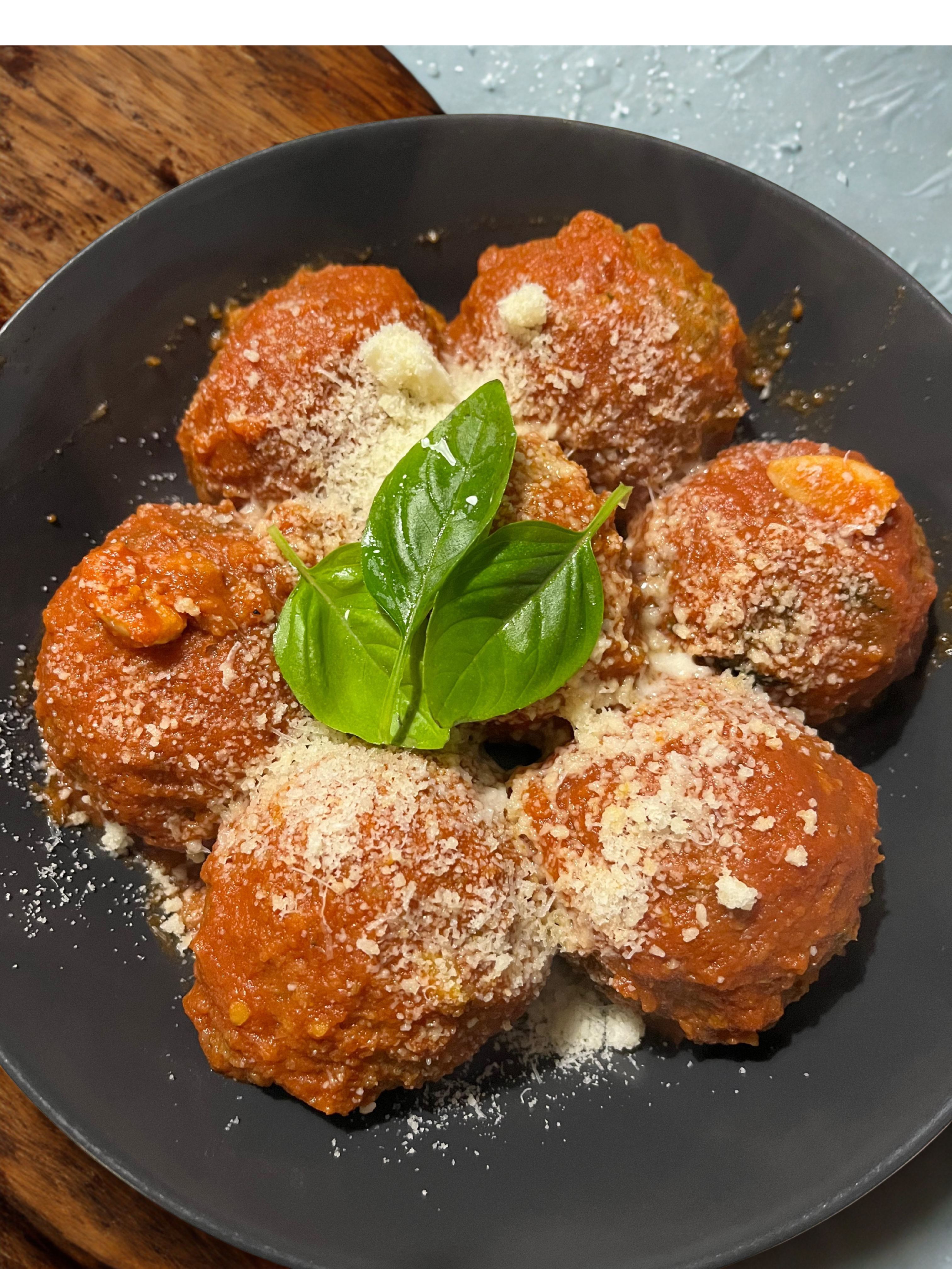 Polpette di lenticchie al sugo